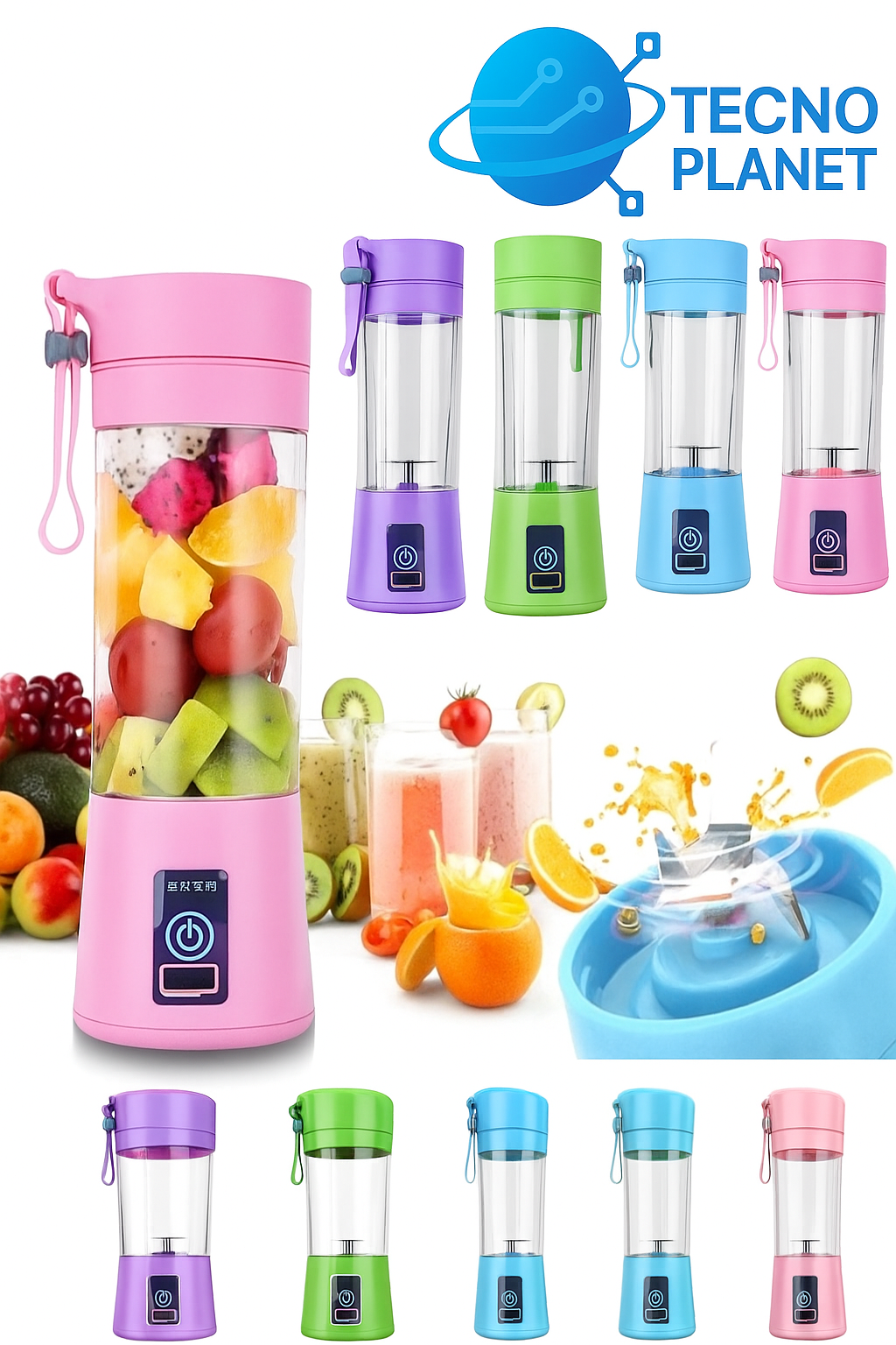 LICUADORA MINI 6 ASPAS