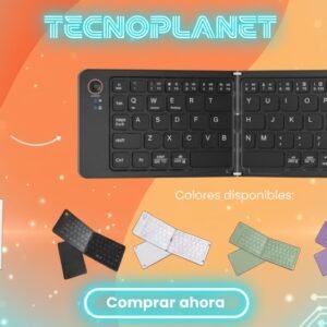 TECLADO  BLUETOOTH PLEGABLE B023