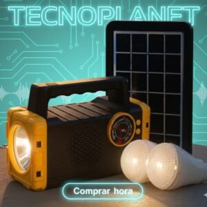 SISTEMA  DE ILUMINACION SOLAR PORTATIL NT-R125